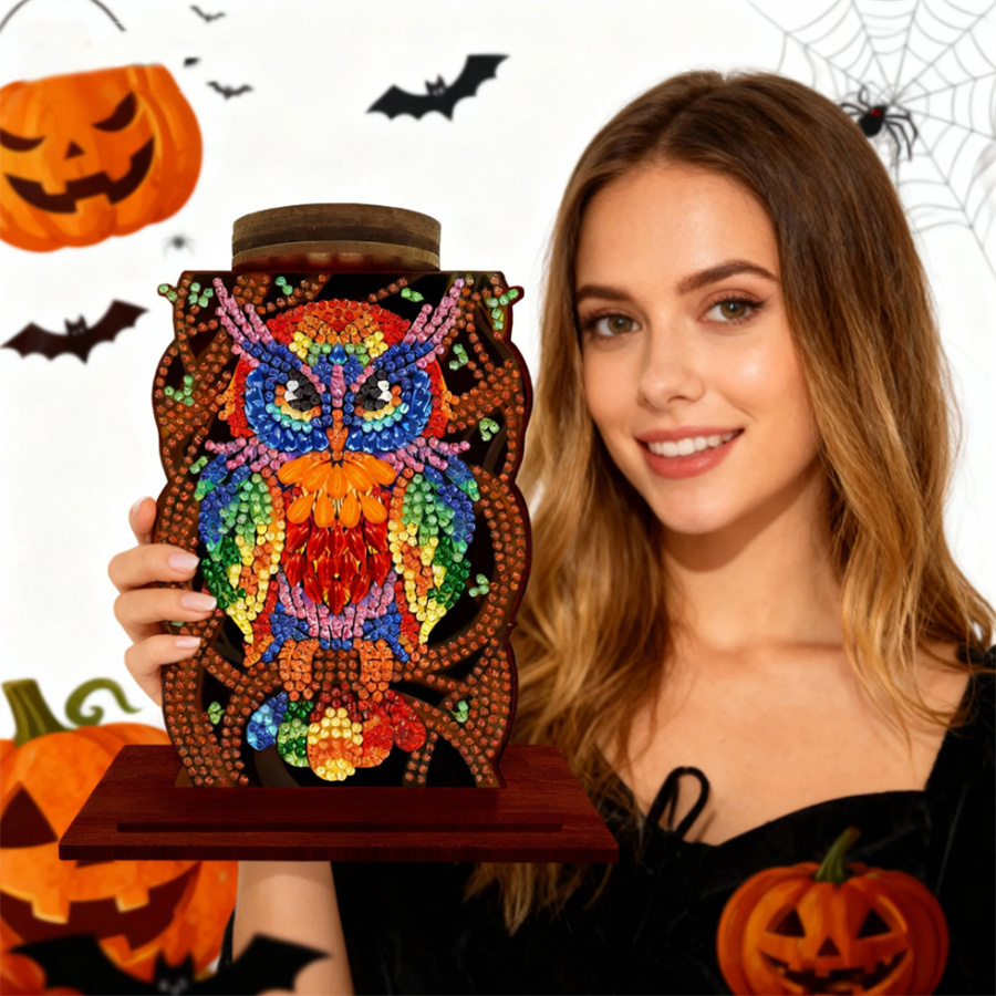 Candle Supplies Europe - Owl candle holder Halloween holiday gift