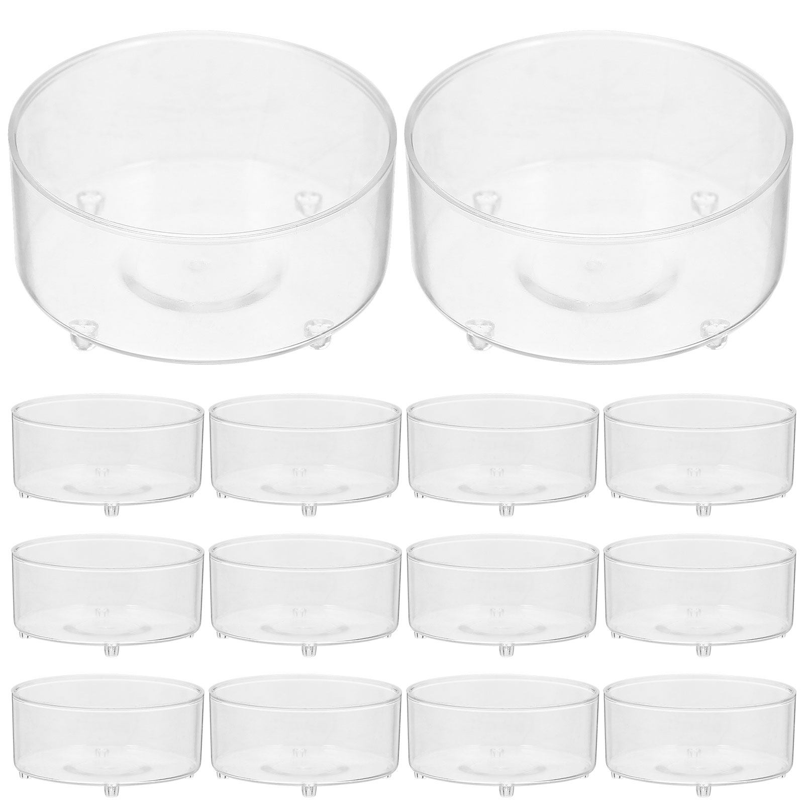 Candle Holder Supplies - 50Pcs Plastic Cups for Tealight Candles