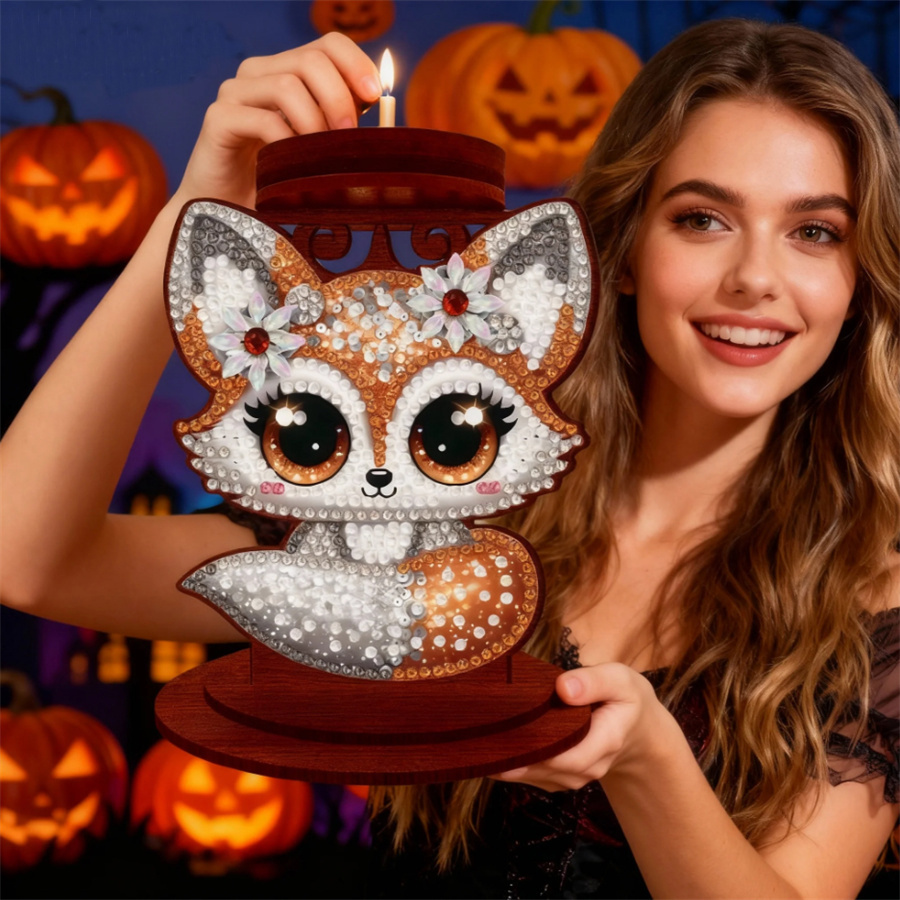 Candle Supplies Europe - Fox candle holder Halloween holiday gift