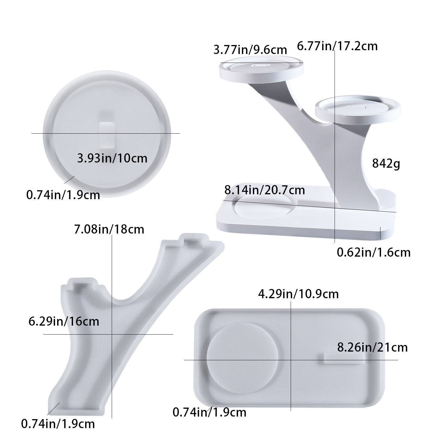 DIY epoxy resin mold candlesti - Candle Holder Supplies recension och pris