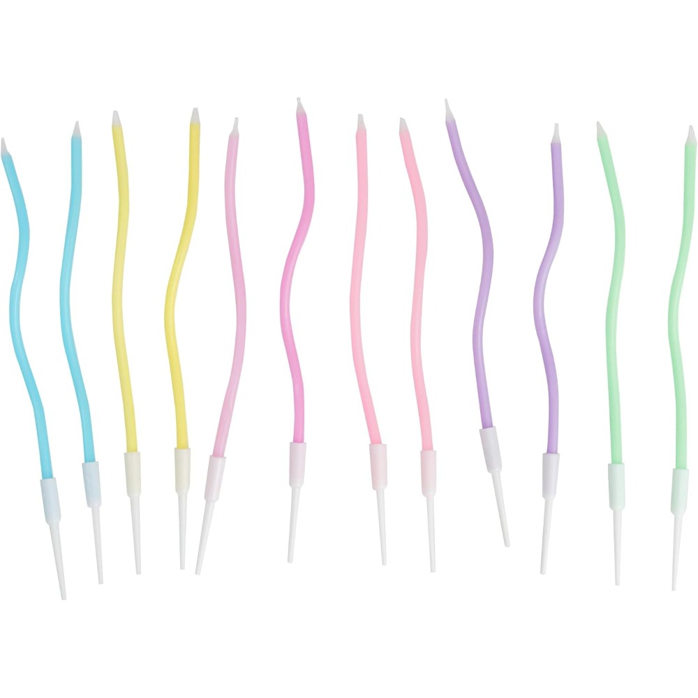 Rainbow Spiral Birthday Cake C - Candle Holder Supplies recension och pris