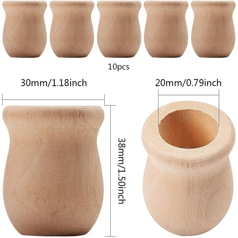 10 pcs 1.5 Inch 10pcs Unfinish - Candle Holder Supplies recension och pris