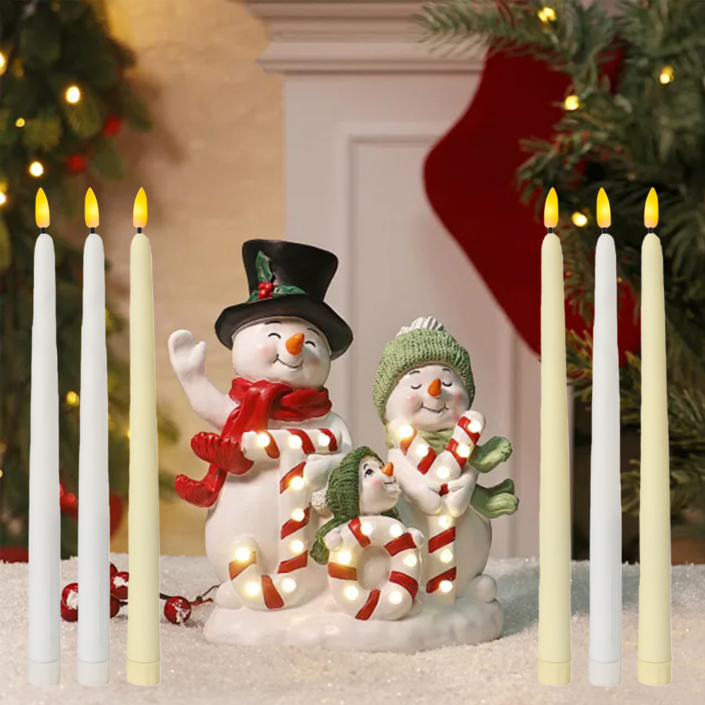 6pcs LED Flameless Taper Candl - Candle Quotes recension och pris