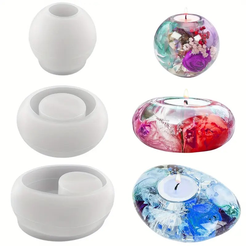 Tealight Candle Holder Resin S - Candle Holder Supplies recension och pris