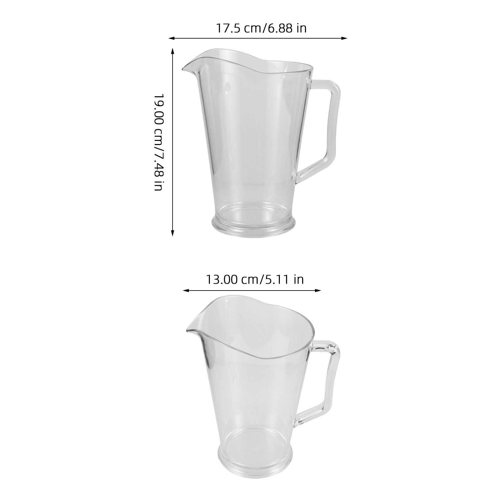 1300Ml Plastic Beer Pitcher Bi - Pour Spout Pitcher recension och pris