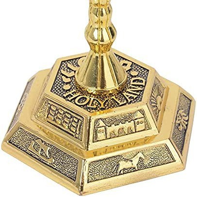 7 Branch Menorah Jewish Home D - Candle Holder Supplies recension och pris